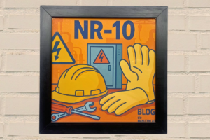 NR10: norma de segurança para eletricistas, com foco em prevenção de acidentes elétricos.